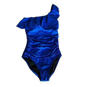 Hilor women's size 6 one piece cobalt blue bathing suit, nwt